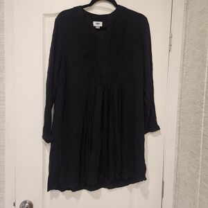 Old Navy Black Long Sleeve Dress Size L Euc